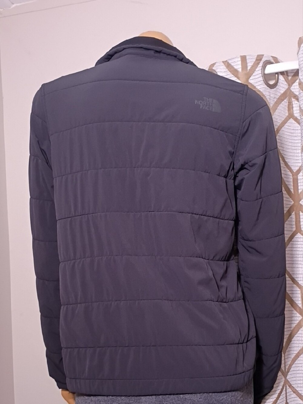 The North Face Black Quilted Snap Pullover - Picture 6 of 12